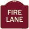 Signmission Fire Lane Supplementary Heavy-Gauge Aluminum Architectural Sign, 18" x 18", BU-1818-23991 A-DES-BU-1818-23991 - alternate 1